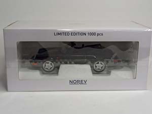 PORSCHE 911 CARRERA 4 CABRIO 1990 BLACK NOREV 1:18 — фото 10