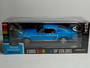 FORD MUSTANG FASTBACK 1968 GREENLIGHT 1:18 — фото 10