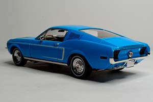 FORD MUSTANG FASTBACK 1968 GREENLIGHT 1:18 — фото 5