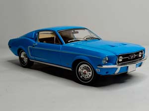 FORD MUSTANG FASTBACK 1968 GREENLIGHT 1:18 — фото 7