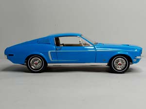 FORD MUSTANG FASTBACK 1968 GREENLIGHT 1:18 — фото 9