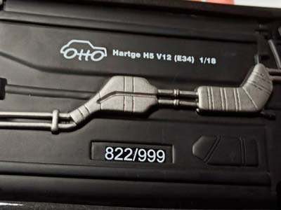 BMW M5 V12 HARTGE (E34) OTTOMOBILE 1:18 — фото 9