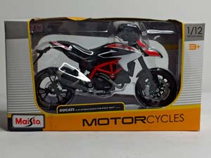 DUCATI HYPERMOTARD SP 1:12 MAISTO — фото 10