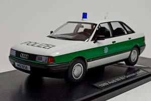 AUDI 80 B3 GERMAN POLICE 1:18 TRIPLE 9