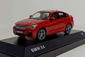 BMW X4 RED 1:43 PARAGON ДИЛЕРСКИЙ — фото 1