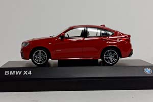 BMW X4 RED 1:43 PARAGON ДИЛЕРСКИЙ — фото 2