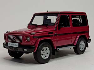MERCEDES G500 RED G CLASS 1:18 AUTOART