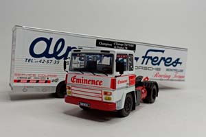 BERLIET TR 280 RACE TRANSPORT ТЯГАЧ И ПРИЦЕП 1:43
