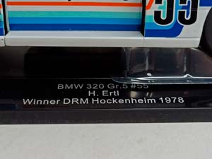 BMW 320 #55 DRM 1978 HOCKENHEIM 1:18 MCG — фото 9