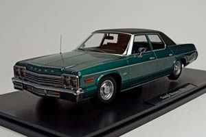 DODGE MONACO 1974 GREEN 1:18 KK SCALE — фото 9