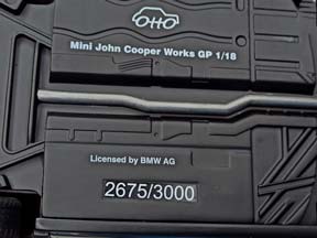 MINI JONH COOPER WORKS GP 1:18 OTTOMOBILE — фото 11