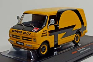 BEDFORD BLITZ,OPEL RALLY ASSISTANT VAN IXO 1:43