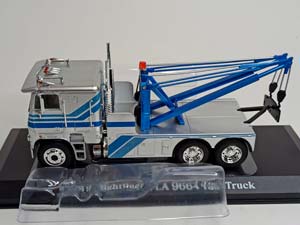 FREIGHTLINER FLA 9664 SILVER 1984 GREENLIGHT 1:43 — фото 2