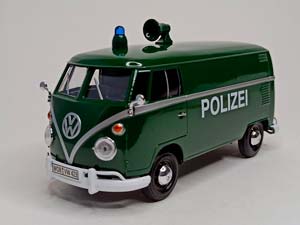 VW VOLKSWAGEN T1 TYPE 2 POLICE VERSION 1:24 MOTORMAX