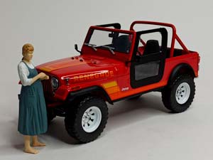 JEEP CJ-7 RENEGADE С ФИГУРКОЙ 