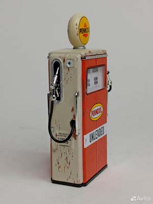 БЕНЗОКОЛОНКА TOKHEIM "PENNZOIL" 1:18 GREENLIGHT — фото 3