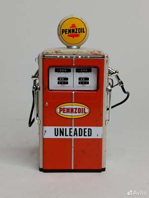 БЕНЗОКОЛОНКА TOKHEIM "PENNZOIL" 1:18 GREENLIGHT — фото 4