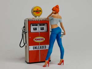 БЕНЗОКОЛОНКА TOKHEIM "PENNZOIL" 1:18 GREENLIGHT — фото 1