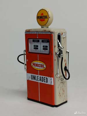 БЕНЗОКОЛОНКА TOKHEIM "PENNZOIL" 1:18 GREENLIGHT — фото 2