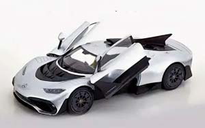 MERCEDES AMG ONE (C298) SILVER NZG 1:18 — фото 5
