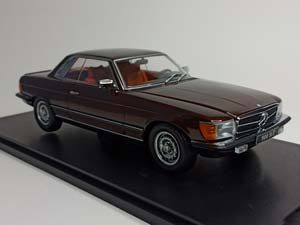 MERCEDES 500 SLC (C107) -1981 BROWN 1:18 KK SCALE — фото 7