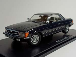MERCEDES 500 SLC (C107) -1981 BLUE 1:18 KK SCALE