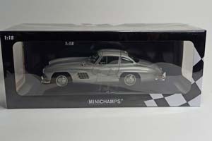 MERCEDES 300 SL (W198) -1955 SILVER 1:18 — фото 10