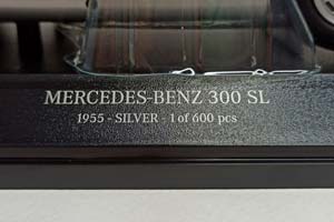 MERCEDES 300 SL (W198) -1955 SILVER 1:18 — фото 9