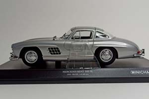 MERCEDES 300 SL (W198) -1955 SILVER 1:18 — фото 2