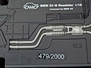 BMW Z3 M ROADSTER BLACK 1:18 OTTOMOBILE — фото 9