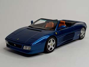 FERRARI 348 SPYDER BLUE 1:18 GT SPIRIT