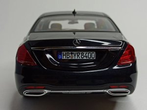 MERCEDES W222 BLACK 2018 S-CLASS 1:18 NOREV — фото 3