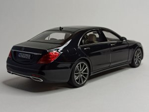 MERCEDES W222 BLACK 2018 S-CLASS 1:18 NOREV — фото 4
