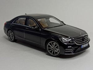MERCEDES W222 BLACK 2018 S-CLASS 1:18 NOREV — фото 5