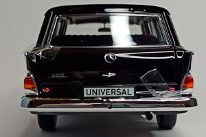 MERCEDES 200 UNIVERSAL 1966 BLACK 1:18 NOREV — фото 4