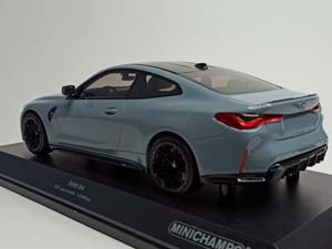 BMW M4 GREY 2020 (G82) MINICHAMPS 1:18 — фото 3