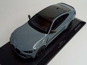BMW M4 GREY 2020 (G82) MINICHAMPS 1:18 — фото 9