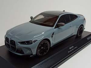 BMW M4 GREY 2020 (G82) MINICHAMPS 1:18 — фото 1
