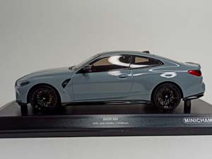 BMW M4 GREY 2020 (G82) MINICHAMPS 1:18 — фото 2