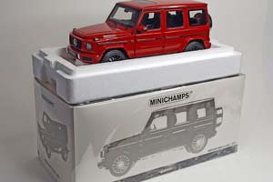 MERCEDES G-CLASS 2020 RED 1:18 MINICHAMPS — фото 9