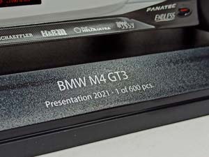 BMW M4 GT3 -2021 PRESENTATION 1:18 MINICHAMPS — фото 9