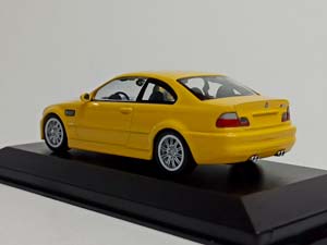 BMW M3 COUPE (E46) YELLOW 1:43 MAXICHAMPS — фото 3