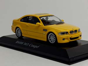 BMW M3 COUPE (E46) YELLOW 1:43 MAXICHAMPS — фото 6