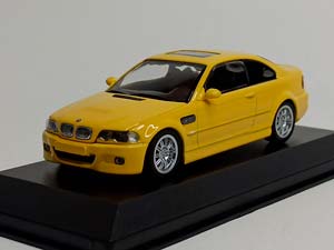 BMW M3 COUPE (E46) YELLOW 1:43 MAXICHAMPS — фото 1