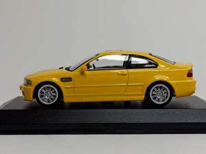 BMW M3 COUPE (E46) YELLOW 1:43 MAXICHAMPS — фото 2