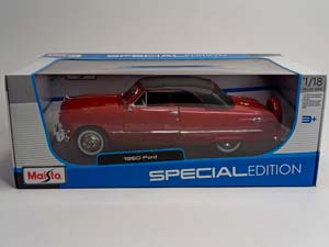 FORD 1950 COUPE RED 1:18 MAISTO — фото 9