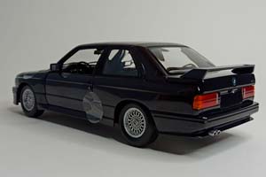 BMW M3 E30 STREET EVO BLUE 1:18 MINICHAMPS — фото 3