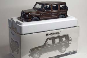 MERCEDES G-CLASS 2020 BROWN 1:18 MINICHAMPS — фото 9