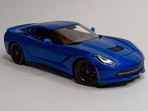 CHEVROLET CORVETTE STINGRAY Z5 1 BLUE 1:18 MAISTO — фото 9
