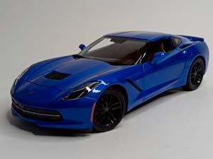 CHEVROLET CORVETTE STINGRAY Z5 1 BLUE 1:18 MAISTO — фото 1